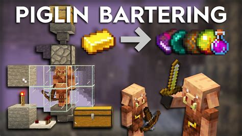 Some may consider <b>bartering</b> a better feature than trading because of the rare and useful items it may provide. . Piglin bartering farm
